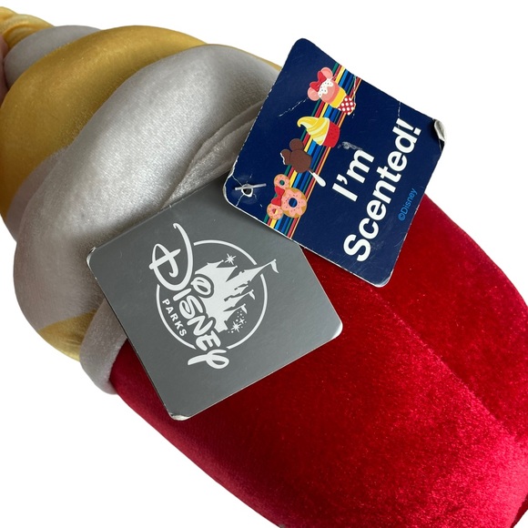 Disney Parks Dole Whip Scented Large Sized Squishy Stuffed Plush Dead-stock Tags - Picture 12 of 15